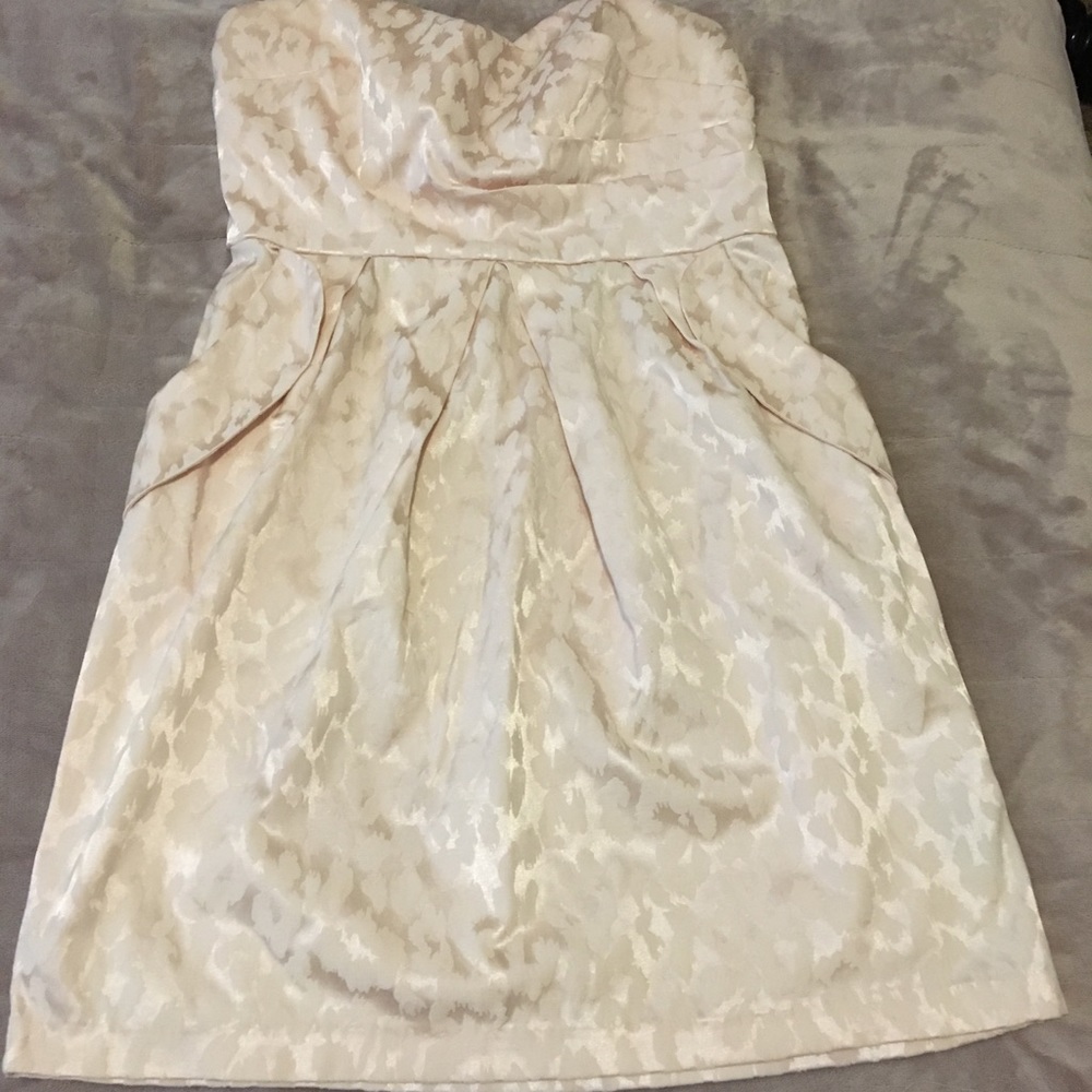 Light Pink Tube Dress w/ Pockets